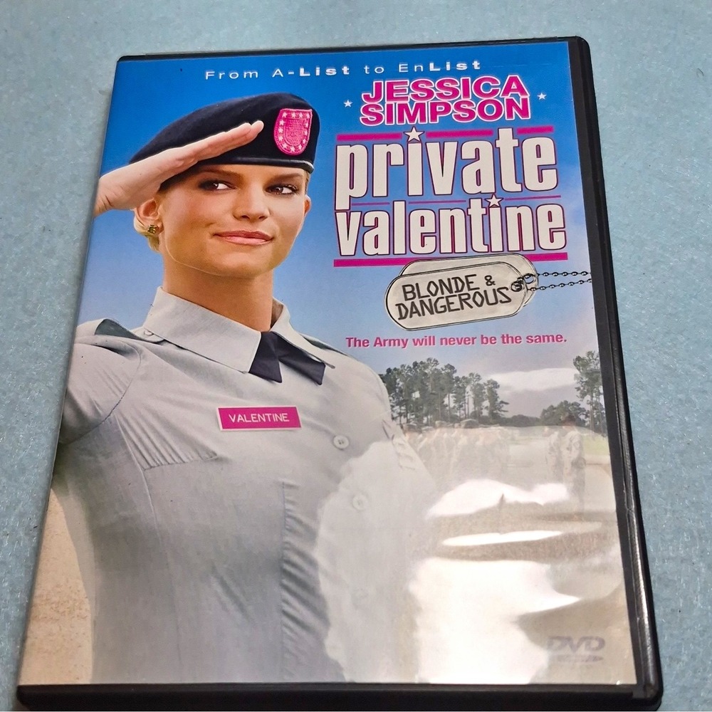 Private Valentine: Blonde & Dangerous (DVD, 2009) PG-13 Jessica Simpson